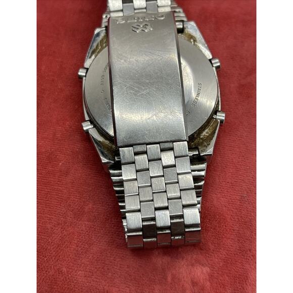 VTG 1978 Seiko A159-5009 LCD DIGITAL Chronograph Watch with Box Rare - Picture 6 of 12
